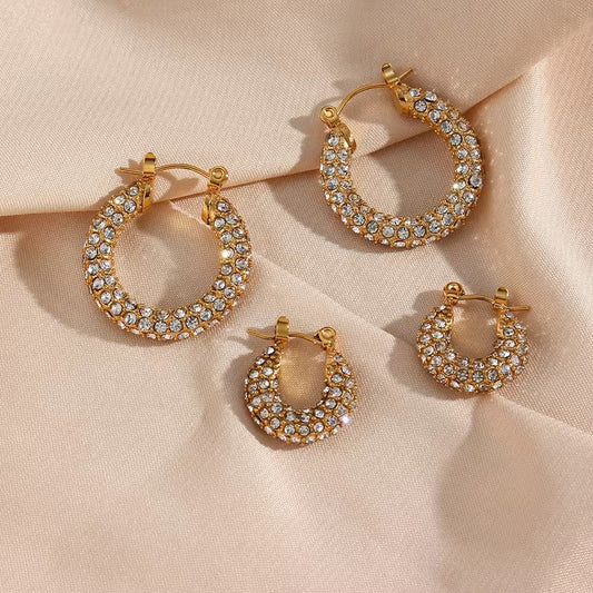 Layali Zircon Hoops